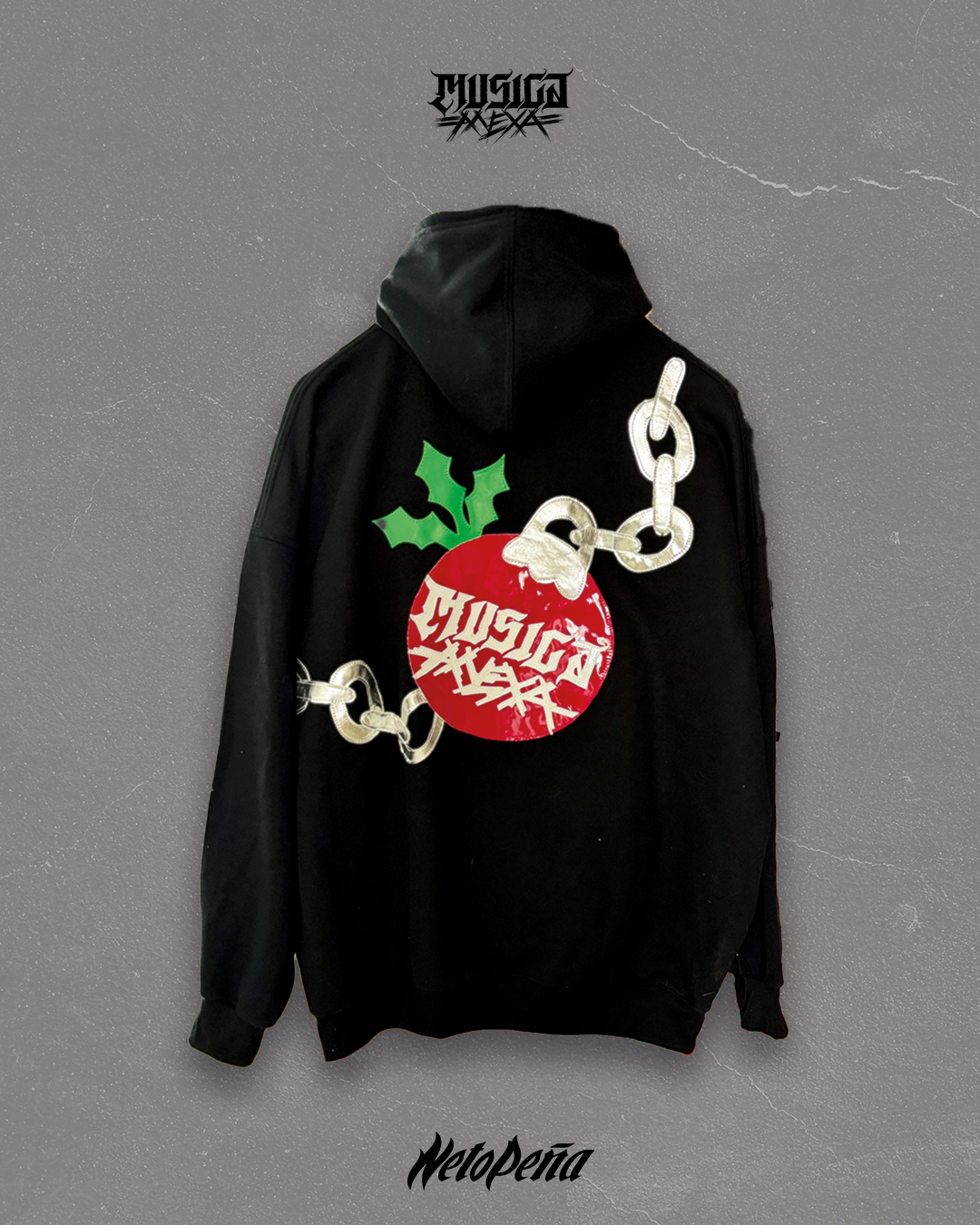 Hoodie navideña MÚSICA MEXA Edición limitada