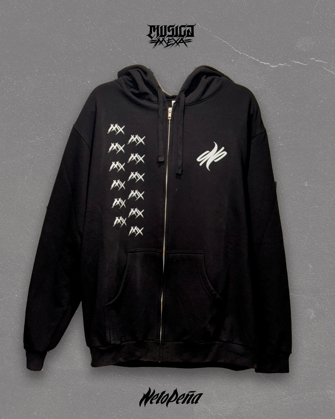 Hoodie MUSICA MEXA frente